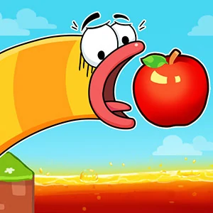 Apple Worm - free online game screenshot at Xicnmdu